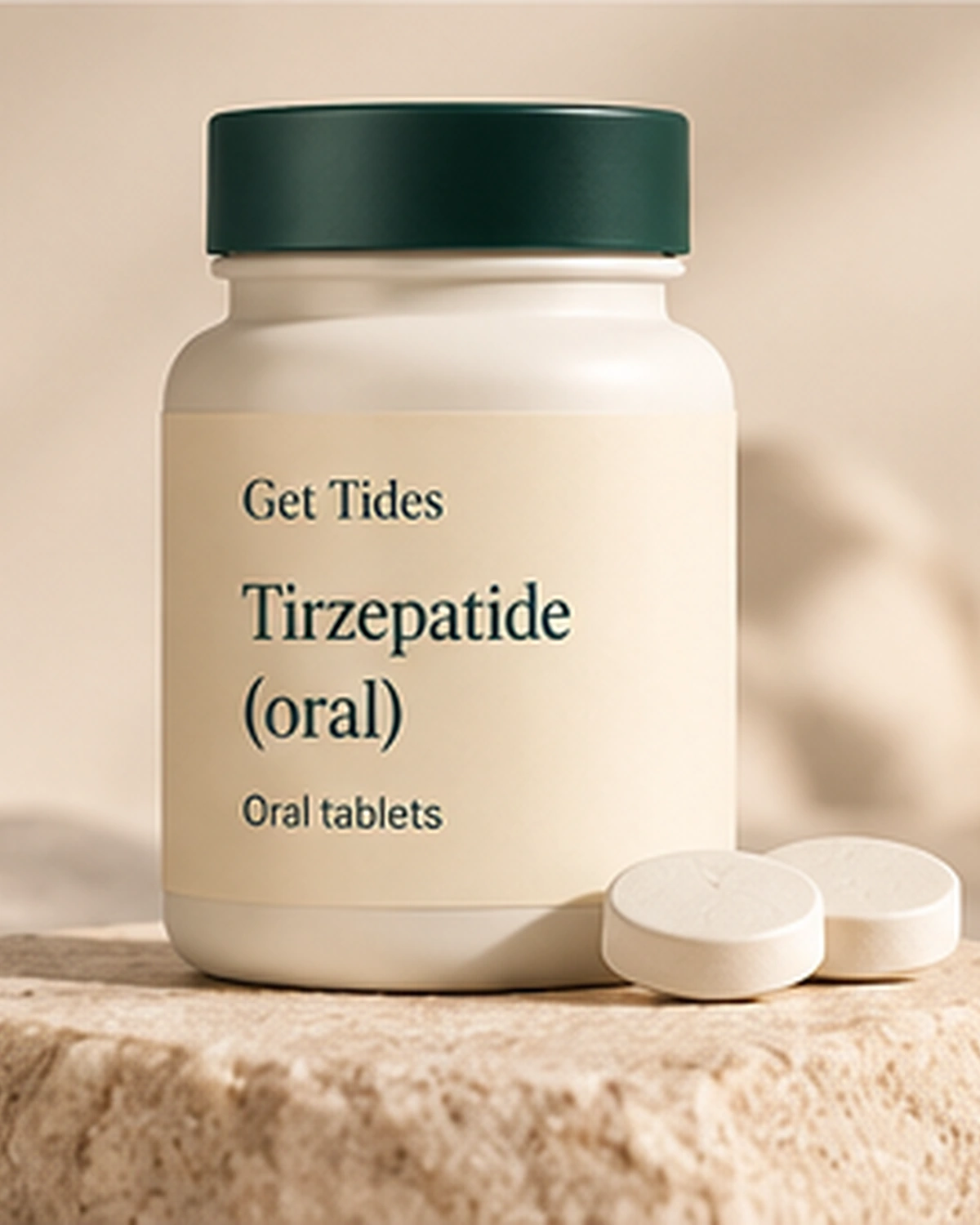 Get Tides Tirzepatide oral tablets packaging.